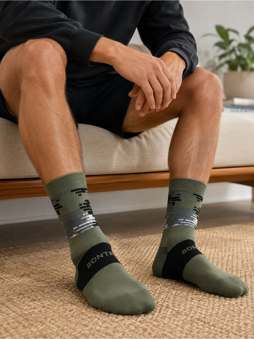 Bontrager camo cycling socks